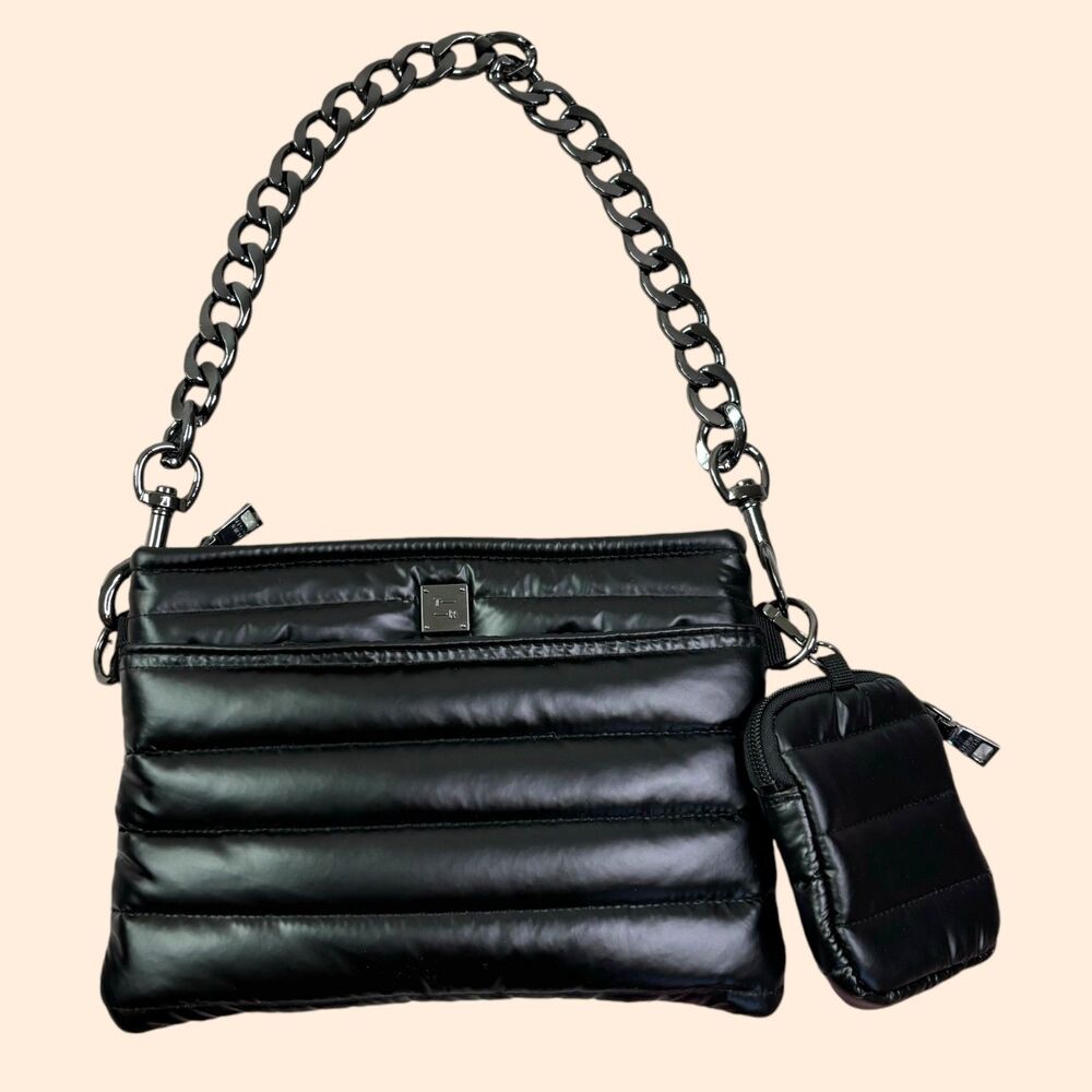 Think Royln Downtown Crossbody Pearl Black
